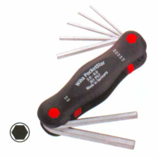 CHIAVI BRUGOLA 2,0/ 8 Pz 7 PIEGHEVOLI  351PG7 WIHA 23040 WIHA                         F WIHA