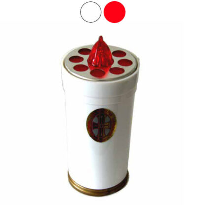 CERO VOTIVO LUMI BATTERIA gg 60  BIG   BIANCO ATER AT 50 BIANC CERI VOTIVI                  C MACHIERALDO