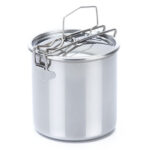 PORTAVIVANDE ACCIAIO         cc 1250 cm 12 TOMATTO GA142 PORTAVIVANDE                 C TOMATTO