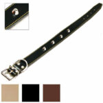 COLLARE CANI CUOIO BORCHIE mm 30 cm 56 20-30 COLLARI CANI                 F EUROCUOIO