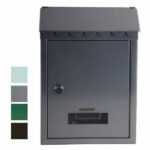 CASSETTA LETTERE ACCIAIO NERA    T/AP SICURO 06571  CASSETTE LETTERE             F SICURO