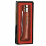 COLTELLO VIROBLOC INOX N. 8 LEGNO PREGIATO  OPINEL 226086 COLTELLI RONCOLINE           F OPINEL