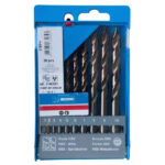 PUNTE HSS RETT.STEP  Sr Pz  10 mm 1/10 01402 KRINO 01402201 PUNTE ELICOIDALI SERIE       F KRINO