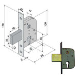 SERRATURA INF.FERRO              069.30.00.0 WELKA 06930000 WELKA SERR.ALL/FERRO INFIL.  S WELKA