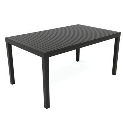 TAVOLO RESINA PALAU ANTRACITE     150x90 PROGARDEN PAL016AN ARREDO GIARDINO PROGARDEN    C PROGARDEN