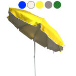 OMBRELLONE ACCIAIO POLI.VERDE FLUO 200 VETTE 11377 MQYY141-200 OMBRELLONI SPIAGGIA          C VETTE