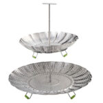 CESTELLO COTTURA VAPORE ACC cm 22/28           EVA 014005 CESTELLI COTTURA VAPORE      C EVA