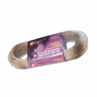 CAVETTO STENDERE 4,0 m  10  TRASPARENTE         FC 0104012 CAVETTI STENDERE             C FACOPLAST