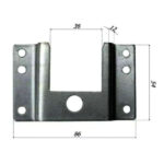 SUPPORTO A CASSONETTO 1092/C ACCESSORI AVVOLGIBILI        F BOLISCARLO