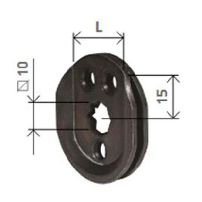 TESTINA SFILABILE MOTORE mm 28 1098/DS ACCESSORI AVVOLGIBILI        F BOLISCARLO
