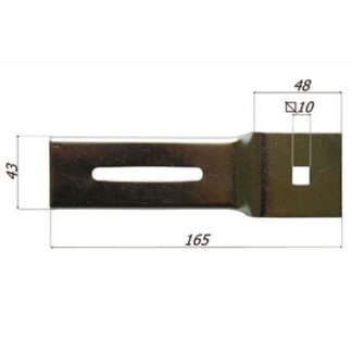 SUPPORTO MOTORE ELETTRICO AVVOLGIBILI mm 165x43 1104/E1.N ACCESSORI AVVOLGIBILI        F BOLISCARLO