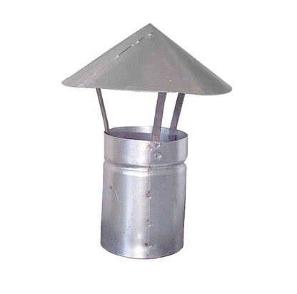 CAMINO FISSO LAMIERA ZINCATA cm 12 04-ZINC. 120 CAMINI                       F MACHIERALDO