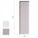 PLACCA ABS CIECA BIANCO 1800/MC.20 ACCESSORI AVVOLGIBILI        F BOLISCARLO