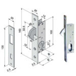 SERRATURA INF.ALL                106.16.01.0 WELKA 10616010 WELKA SERR.ALL/FERRO INFIL.  S WELKA