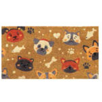 ZERBINO COCCO/PVC CANDY RETT. cm 40x 75 XTRA 11711 ZV14CN4075-imp ZERBINI                      C XTRA