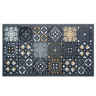 ZERBINO GOMMA FLOMAT MAIOLICA cm 40x 70 XTRA 11729 ZGFLMA407017 ZERBINI                      C XTRA