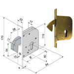 SERRATURA INF.FERRO              068.50.00.0 WELKA 06850000 WELKA SERR.ALL/FERRO INFIL.  S WELKA