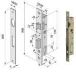 SERRATURA INF.ALL F20            111.15.02.0 WELKA 11115020 WELKA SERR.ALL/FERRO INFIL.  S WELKA