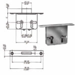 SERRATURA MOBILI INFILARE  E 30         M32 MERONI M3230Q MERONI SERR.MOBILI INFILARE  S MERONI SERRATURE