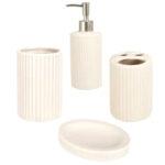 ACCESSORI BAGNO                       Pz 4 KOOPMAN 795211560 PORTABICCHIERI E SPAZZOLINI  C KOOPMAN