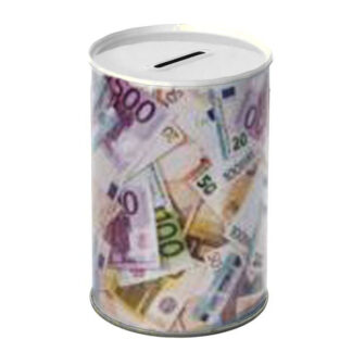 SALVADANAIO LATTA EURO        cm 10,0 h 15 KOOPMAN 170481880 SALVADANAI                   C KOOPMAN