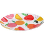 PIATTO MELAMINA FRUTTA AGRUMI        cm 20 KOOPMAN 177601620 PIATTI E STOVIGLIE MELAMINA  C KOOPMAN