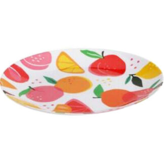 PIATTO MELAMINA FRUTTA AGRUMI        cm 20 KOOPMAN 177601620 PIATTI E STOVIGLIE MELAMINA  C KOOPMAN