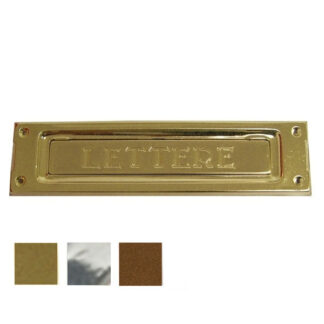 BUCA LETTERE OTT BRONZATO mm 235x 60 2501OB BUCHE LETTERE                F VULCANIA