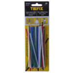 FILO PIATTINA SPEZZONI cm 12 Pz  100 ASSORTITI BLISTER TIEFIX FILO PIATTINA                F TIEFIX