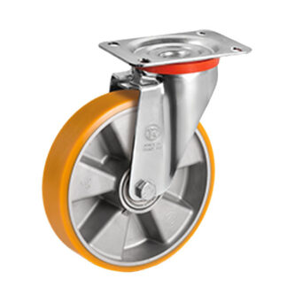 RUOTA POLIURETANO PG 100x85  80x25       659301 TR 659301 RUOTE INDUSTRIALI            F TELLURE ROTA
