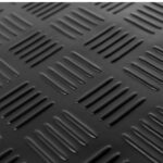 PAVIMENTO GOMMA NERO MANDORLATO mm 3,0 h 150 m 10 70039 TAPPETI ANTISCIVOLO          C