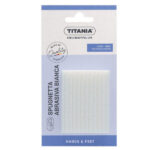 SPUGNETTA ABR. BIANCA   5x6,5 h 2,0 3000/3 TITANIA 70040 ACCESSORI CURA PERSONA       C TITANIA