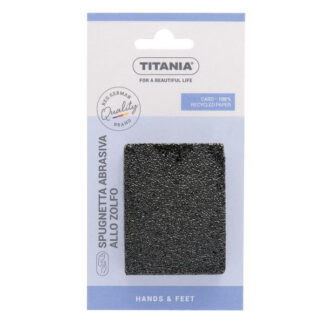 SPUGNETTA ABR. ZOLFO    5x6,5 h 2,0 3000/2 TITANIA 70035 ACCESSORI CURA PERSONA       C TITANIA