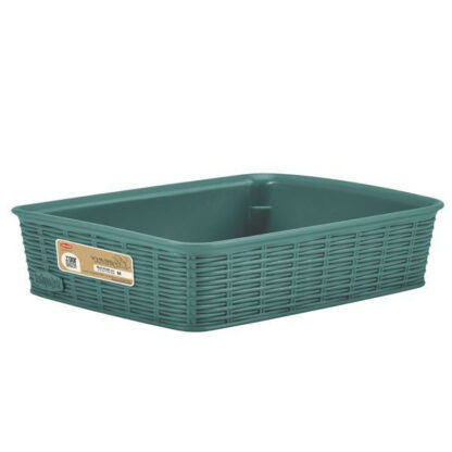 CESTINO ELEGANCE GREEN      cm 20x14 h  6 STEFANPL 30914 CESTINI PORTAOGGETTI         C STEFANPLAST