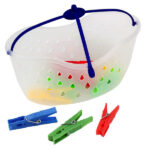 CESTINO PORTAMOLLETTE Pz24 cm 24 h 11   XTRA 11346 XYB9903+XY0803 MOLLETTE BIANCHERIA          C XTRA