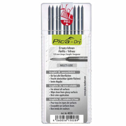 MINA DRY GRAFITE                   Pz 10 4030 PICA 4030 MATITE MURATORI              F PICA