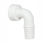 RACCORDO TUBO SCARICO CURVO F 1" mm 20 PP S89-1 GOMME LAVATRICI              F MARYPLAST