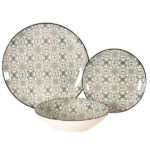 SERVIZIO PIATTI PORCELL.MAIOLICA  Pz 18 XTRA 11691 WK8583 PIATTI PORCELLANA            C XTRA