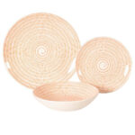 SERVIZIO PIATTI PORCELL.SPIRALE   Pz 18 XTRA 11693 WK18711 PIATTI PORCELLANA            C XTRA