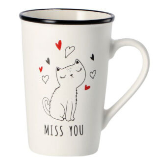 TAZZA MUG PORCELLANA CATS                cc 420 AD 86393 TAZZE CERAMICA               C AD