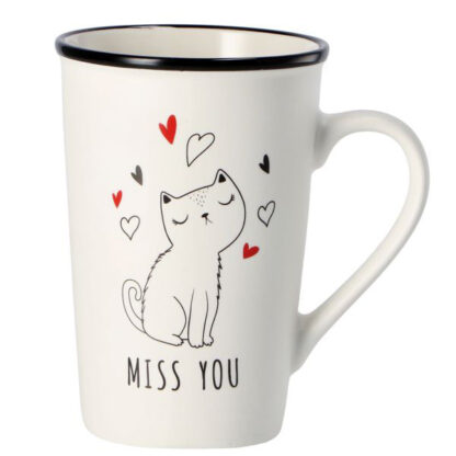 TAZZA MUG PORCELLANA CATS                cc 420 AD 86393 TAZZE CERAMICA               C AD