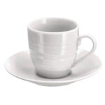 TAZZA CAFFE PORCELLANA LINEE               Pz 6 AD 72339 TAZZE CERAMICA               C AD