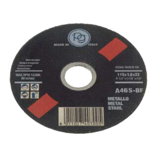 DISCO ABRASIVO FERRO mm 125x2,5 F.13     406.00 PG 406.00 PG                           F PG