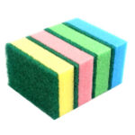 SPUGNA FIBRA VERDE COLOR          Pz 10 XTRA 11543  SPUGNE                       C XTRA