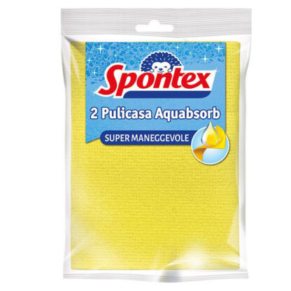 PANNO SPUGNA AQUABSORB       Pz 2 cm 30x30 SPONTEX 19200117 SPUGNE                       C SPONTEX
