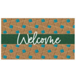 ZERBINO COCCO/PVC WELC. GREEN cm 40x 70 XTRA 11705 FGTP26940 ZERBINI                      C XTRA