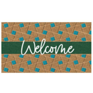 ZERBINO COCCO/PVC WELC. GREEN cm 40x 70 XTRA 11705 FGTP26940 ZERBINI                      C XTRA