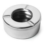 PORTACENERE ACCIAIO          cm 9,5 h 4 XTRA 12043  PORTACENERE                  C XTRA