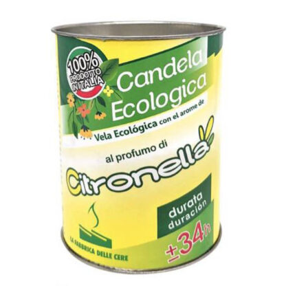CANDELA CITRONELLA LATTA ECO mm 80 h 100 ECO8010FC CITRONELLE                   C CERERIA NAPPI