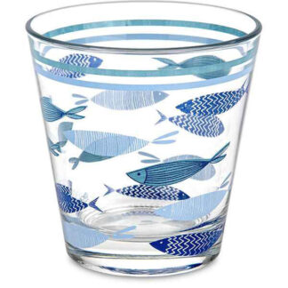 BICCHIERE ACQUA SEALIFE        cc 270 Pz 3 DECOVER 14386949B BICCHIERI VETRO DECOVER      C DECOVER